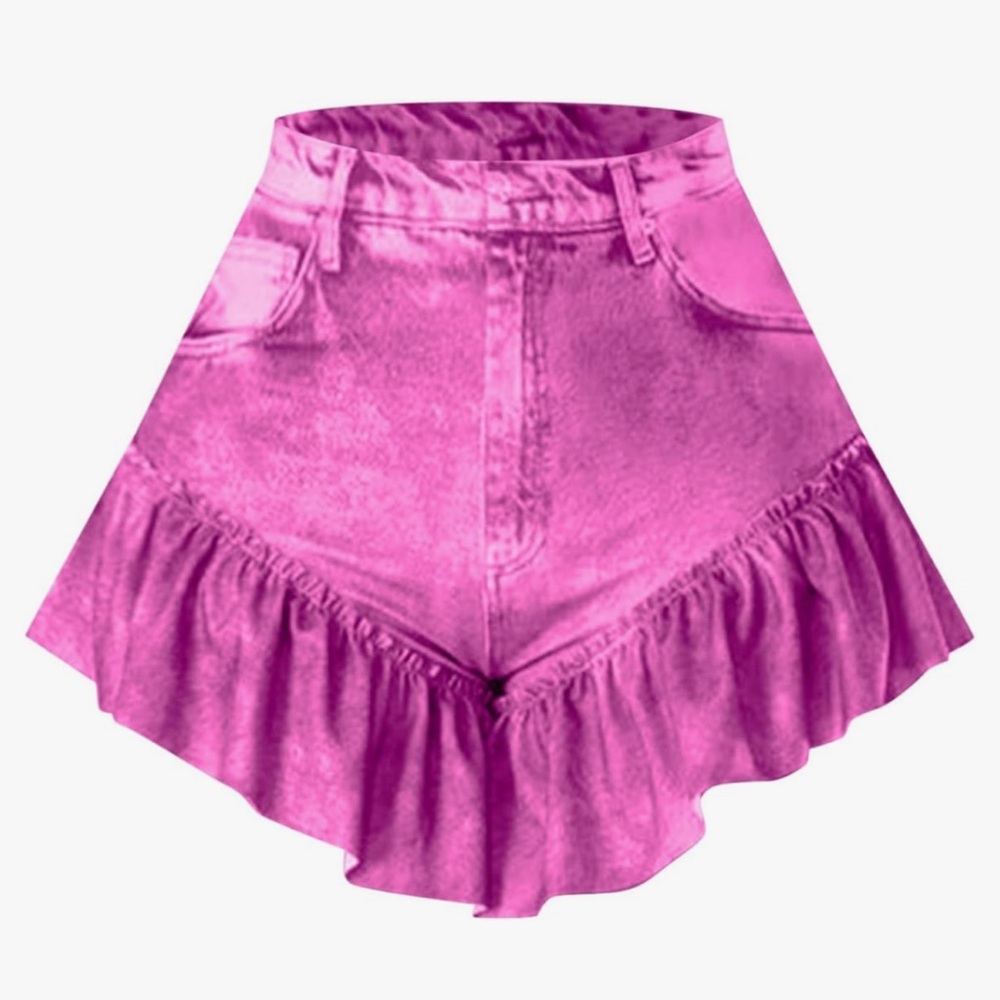 Women's denim shorts. - Picture 3 of 7